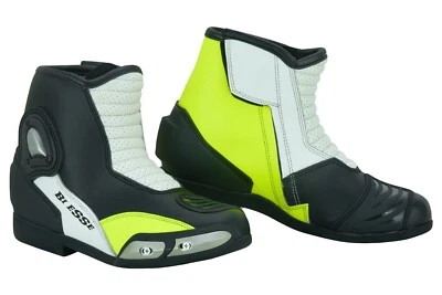 BI ESSE Scarpa da moto in pelle Traforato Con Slider - Immagine 1 di 4