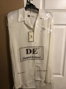 Daniel Ellissa Men’s Button Down Collared Dress Shirt Brand New W/ Tags! XL - Picture 1 of 4