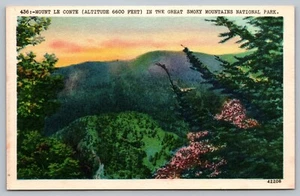 AK Mount Le Conte Höhe 6.600' The Great Smoky Mountains Nationalpark - Bild 1 von 2
