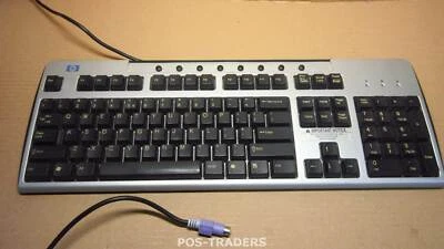 HP KU-0133 QWERTY Desktop PS/2 Wired Computer Keyboard Tastatur Toetsenbord - Bild 1 von 4