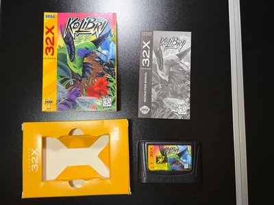 Kolibri Sega Genesis 32X CIB Complete Game Box Game & Manual Tested Authentic - Image 1 of 4