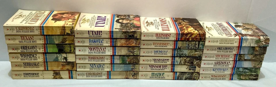 DANA FULLER ROSS Complete Set Wagon's West Paperback Book Series 1-24 Acceptable - Image 1 of 4