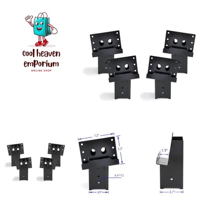 Outdoor 4x4 Compound Angle Platform Brackets for Deer Stand Hunting Blinds Sh... - Image 1 of 4