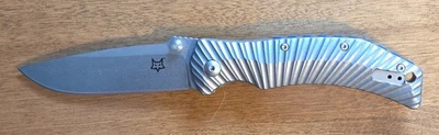 Navaja de bolsillo FOX Wilson Arms Collaboration Fx121 Ti Titanium Framelock Foto 1 de 4
