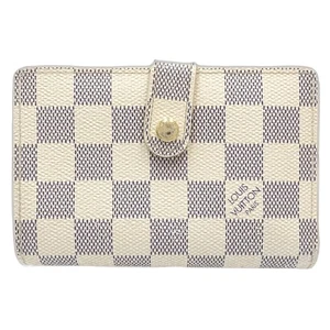Portafoglio Louis Vuitton Damier Azur Bifold Porte Monnaie Biennois N61676/181294 - Foto 1 di 9