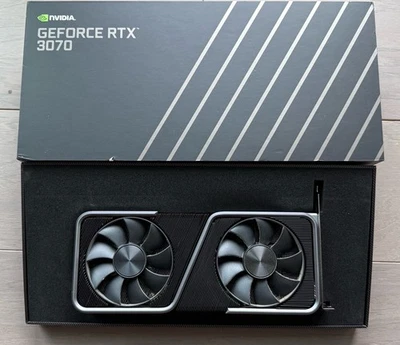 NVIDIA GeForce RTX 3070 Founders Edition 8GB GDDR6 Graphics Card Tested Working - Image 1 of 4