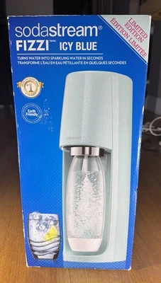 Caja abierta SodaStream Fizzi Agua con gas Soda Kit de inicio para hacer refrescos - Azul helado Foto 1 de 4