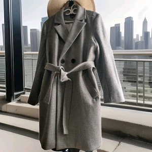 Spring Fall Winter Gray Coat Jacket for women Size XXL / 2X  - Picture 1 of 3