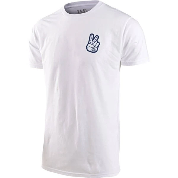 Troy Lee Designs Peace Out Tee | White | Sz S - Image 1 of 4