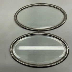 Early Vintage Nickel And Beveled Glass Windows k3 - Bild 1 von 15