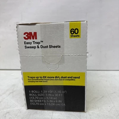 Plumero 3M Easy Trap - 5" Ancho x 6" Profundidad - Blanco - 60 / Caja 3M Easy Trap 59032W Foto 1 de 3