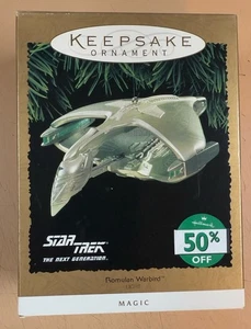 Hallmark Star Trek Romulan Warbird Keepsake Ornament 1995 - Picture 1 of 4