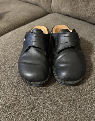 Zuecos Finn Comfort para mujer Santa Fe de cuero negro suave con soporte para arco talla 39 8-8,5 Foto 1 de 4