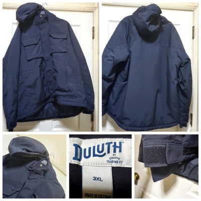 Duluth Trading Jacket Mens 3XL Whaleback Thinsulate Hooded Parka Waterproof Warm - Image 1 of 4