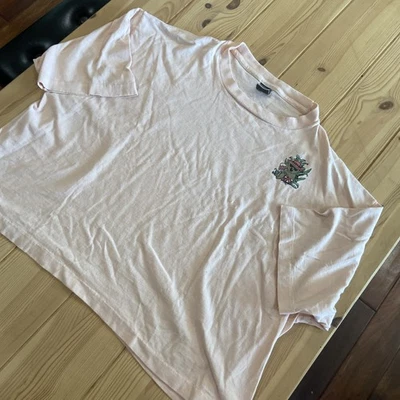 Camisa de Viaje Vintage Años 80 Rosa Koala Crop Top Destino Grande? Foto 1 de 4