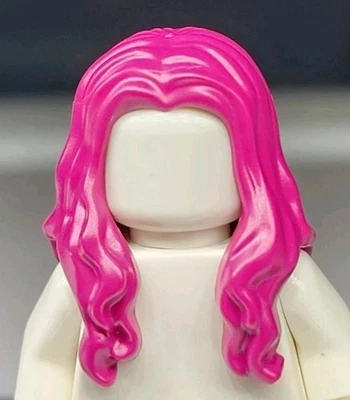NUEVA MINIFIGURA LEGO® magenta cabello femenino largo ondulado parte central Starfire  Foto 1 de 3