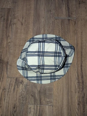 Sombrero Brixton Bucket Talla XS/S Marfil Paloma Cuadros Petra Embalable 100% Algodón Foto 1 de 4