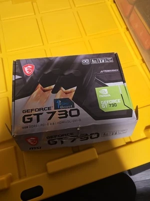 MSI Video Card NVIDIA GeForce GT 7302GB DDR3 Video Card N730K - Image 1 of 2