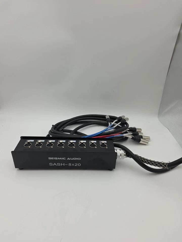 SASH-8x20 - 8 canais XLR enviar sub cabo cobra - 20 pés - Imagem 1 de 1