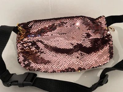 Reversible Sequin Fanny Pack Adjustable Belt Foto 1 de 4
