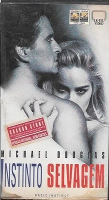 VHS: Basic Instinct (1992) w/ Sharon Stone; Michael Douglas (uncensored edition) - Image 1 of 3