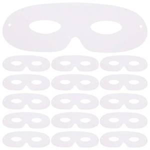  Mask Carnival Decorative Paper Plain Masks to Decorate Blank Diy - Picture 1 of 12
