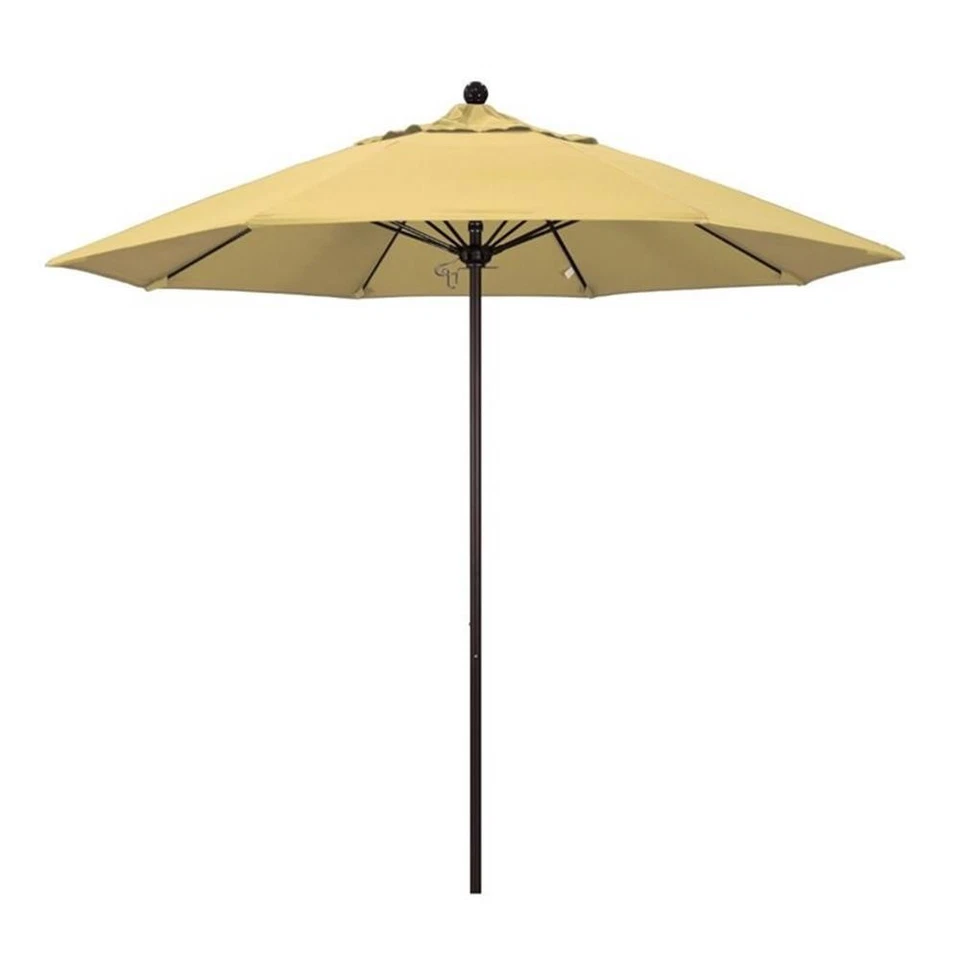 California Umbrella Venture 9' Bronze Market Umbrella in Wheat - Image 1 of 1