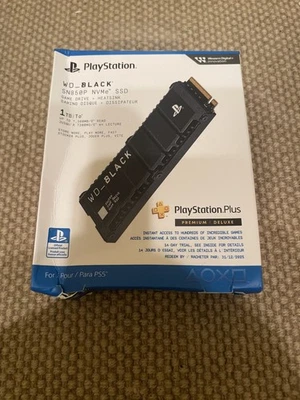 Western Digital WB Black SN850P 1TB NVMe SSD PS5 PlayStation Plus Game Drive - Image 1 of 4