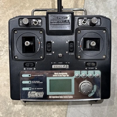 KO Propo Esprit III Universe Transmitter Spektrum DSM 2.4Ghz & Alloy Case - Image 1 of 4