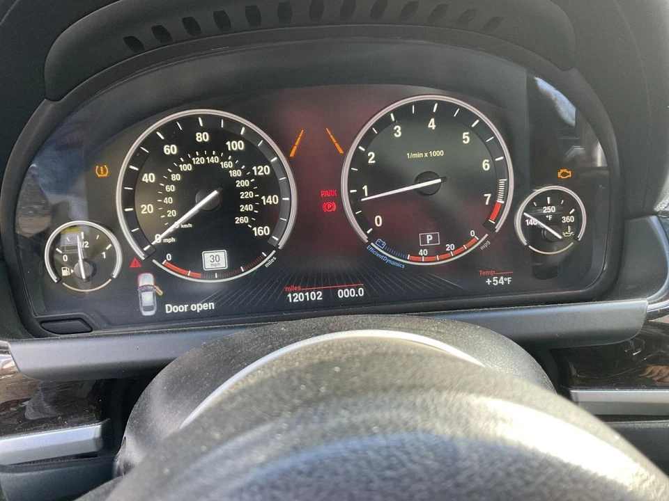 Velocímetro Cluster Turbo Digital Thru 31/07/16 para BMW 535i GT 5247601 13-17 Foto 1 de 1