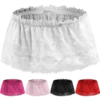 Exotic Crossdress Sissy Skirt Soft Solid Temptation Underpants Breathable - image 1 of 4