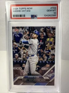 Shohei Ohtani #722 2024 Topps Now 1st 50/50 Club Los Angeles Dodgers PSA 10 - Picture 1 of 4