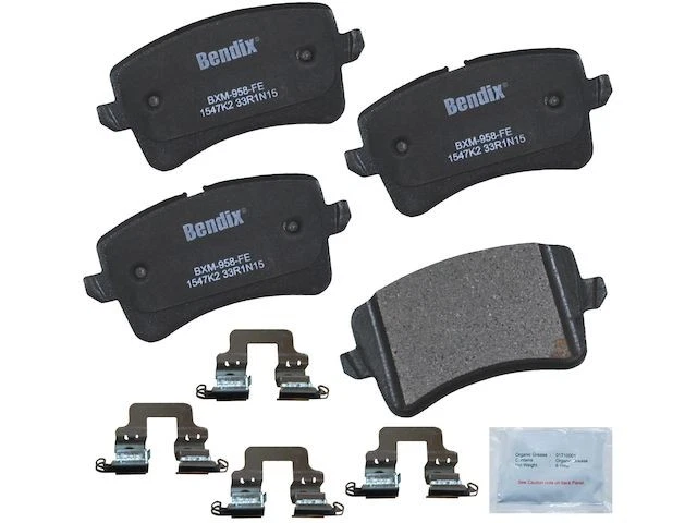 Juego Pastillas Freno Traseras Para 12-18 Audi A6 Quattro 2.0L 4 Cyl 3.0L V6 RT71Y3 Foto 1 de 1