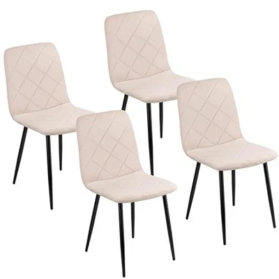 (TG. 4) Baroni Home Set di 4 Sedie Moderne con Rivestimento in Velluto e Gambe i - Immagine 1 di 4