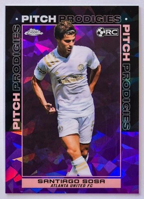 2021 Topps Chrome Sapphire MLS - Santiago Sosa - Purple Pitch Prodigies /10 RC - Image 1 of 2