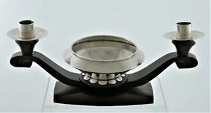 pls see Video 1-OF-A-KIND William SPRATLING Sterling Silver Mex Wood Candelabra! - Picture 1 of 11