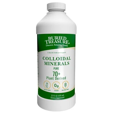 Buried Treasure Pure Colloidal Minerals 70 Plus Plant Derived Minerals - Image 1 of 4