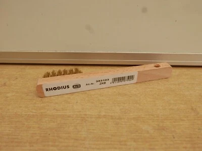 RHODIUS 353103 3 ROW SPARK PLUG & TERMINAL CLEANING BRASS WIRE BRUSH