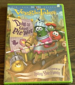 NEW Veggie Tales Duke Great Pie Wall DVD Lesson In Loving Your Family Sealed - Picture 1 of 4