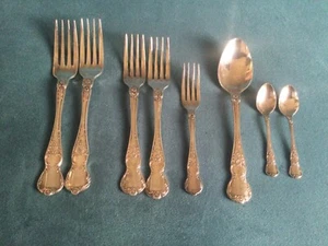 Rodd Camille cutlery pieces - 5 forks + 3 spoons - Picture 1 of 6