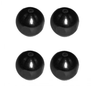 3Racing M4WD-04/BK Aluminum 6mm Damper Ball (Black,4pcs) For Tamiya Mini 4WD - Picture 1 of 1