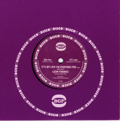 LEON THOMAS It's My Life I'm Fighting For - New Jazz Funk 45 (BGP) 7" Vinyl 70s - Image 1 of 4