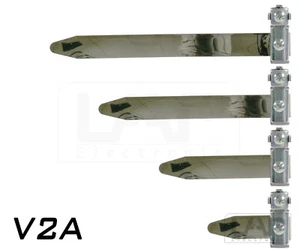 Pollmann Erdungsbandschellen V2A Edelstahl Erdungsschellen Erdungsklemme - Bild 1 von 1