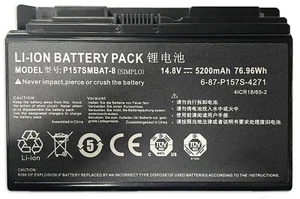 Original P157SMBAT-8 Laptop Battery For CLEVO Terransforce P157S P157SM P177SM-A - Picture 1 of 6