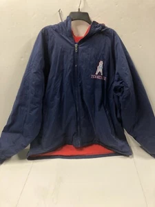 Vtg NFL Tennessee Oilers Logo 7 Large Pro Player Hood Jacket Houston RARE XXL - Picture 1 of 14