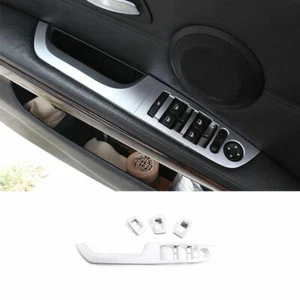 For 2005-2012 BMW 3-Series E90 Silver Glass Window Lifting Panel Decoration 4PCS - Picture 1 of 9