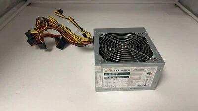 Logisys 480W 12CM Ball-bearing Silent Performed Fan PS480E12 ATX Power Supply. - Image 1 of 4