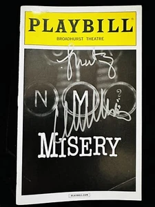 Bruce Willis & Laurie Metcalf Signed Misery Playbill. Die Hard. Rare Signature - Picture 1 of 2
