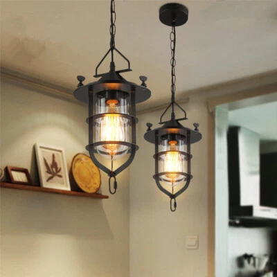 Vintage Pendant Light Kitchen Lamp Home Pendant Lighting Bar Shop Ceiling Lights - Image 1 of 4