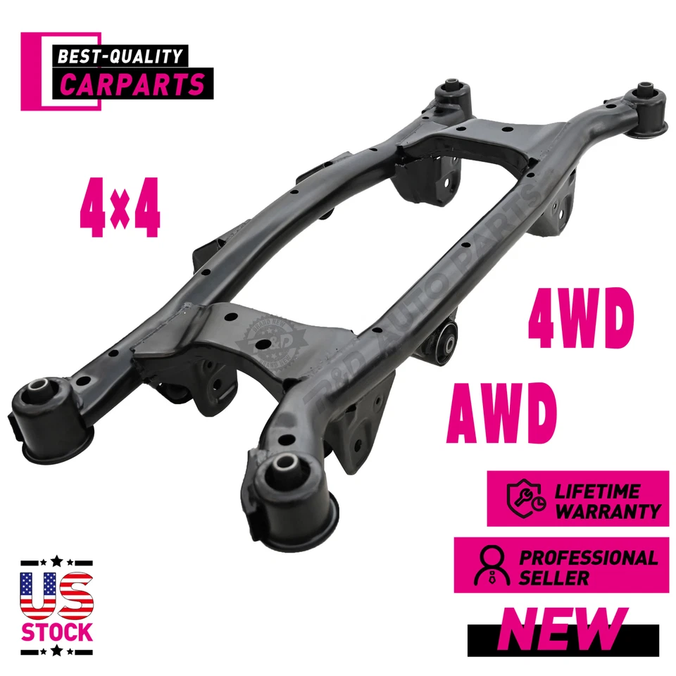 For 04-10 Hyundai Tucson Kia Sportage AWD 4WD New Rear Frame Crossmember Axle Foto 1 de 4